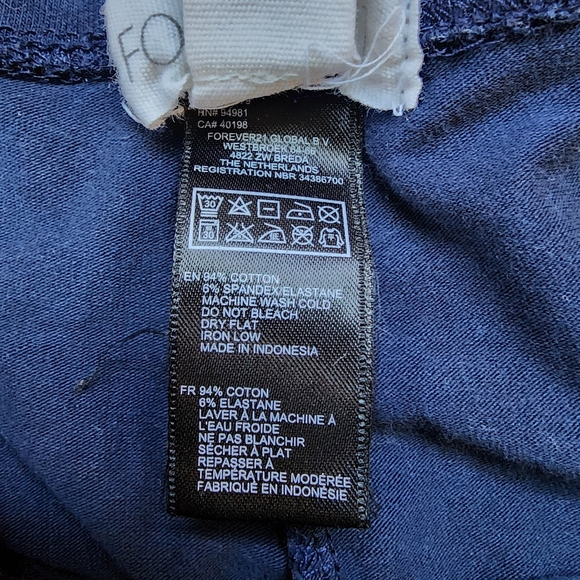 Forever 21 Blue Capris Leggings - Picture 3 of 4